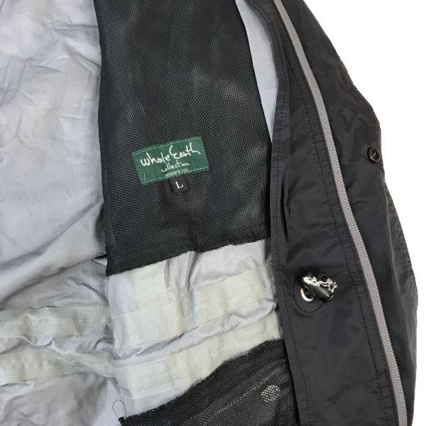 USED/Japan Whole Earth Descente Nylon Mountain Parka Men L Gray Outdoor