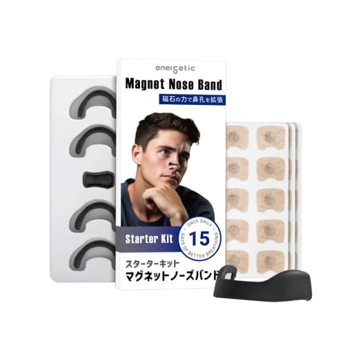 

Energetic Magnetic Nose Bands, a trusted Japanese company. Improve lung capacity, promote deep breathing for performance and focus. Magnetic nose clip