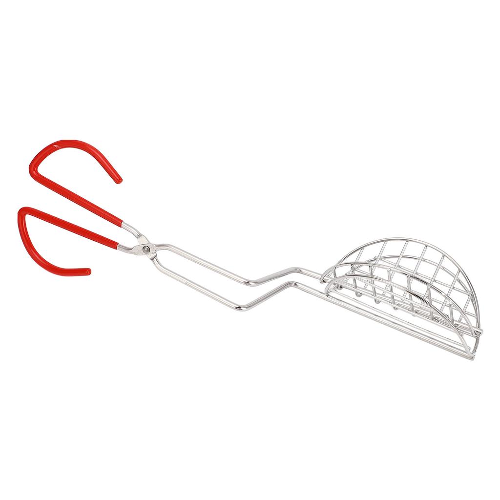 Taco Shell Tong Stainless Steel V Shaped Crisp Deep Fryer Kitchen Tool Long Handle Taco Shell Fryer
