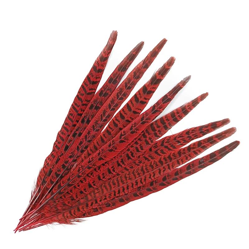 Colorful Pheasant Feathers Table Centerpieces Handicraft Accessories 25-30Cm Natural Plumes Diy Headdress Decoration