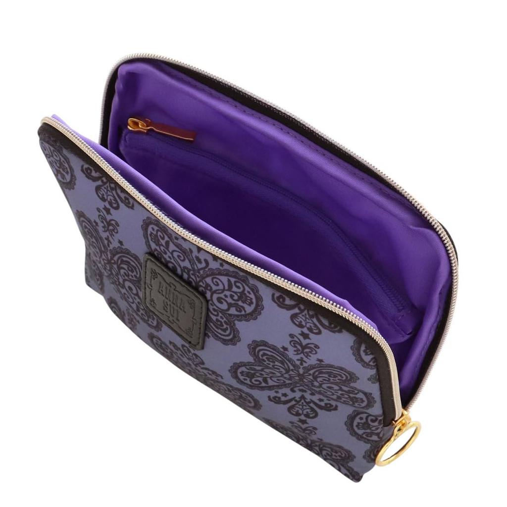 Anna Sui Butterfly Pattern Pouch Anna (Gray) Sui/Women's 000150-0008-01