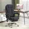 Six-Point Massage and Heated Office Chair - Black