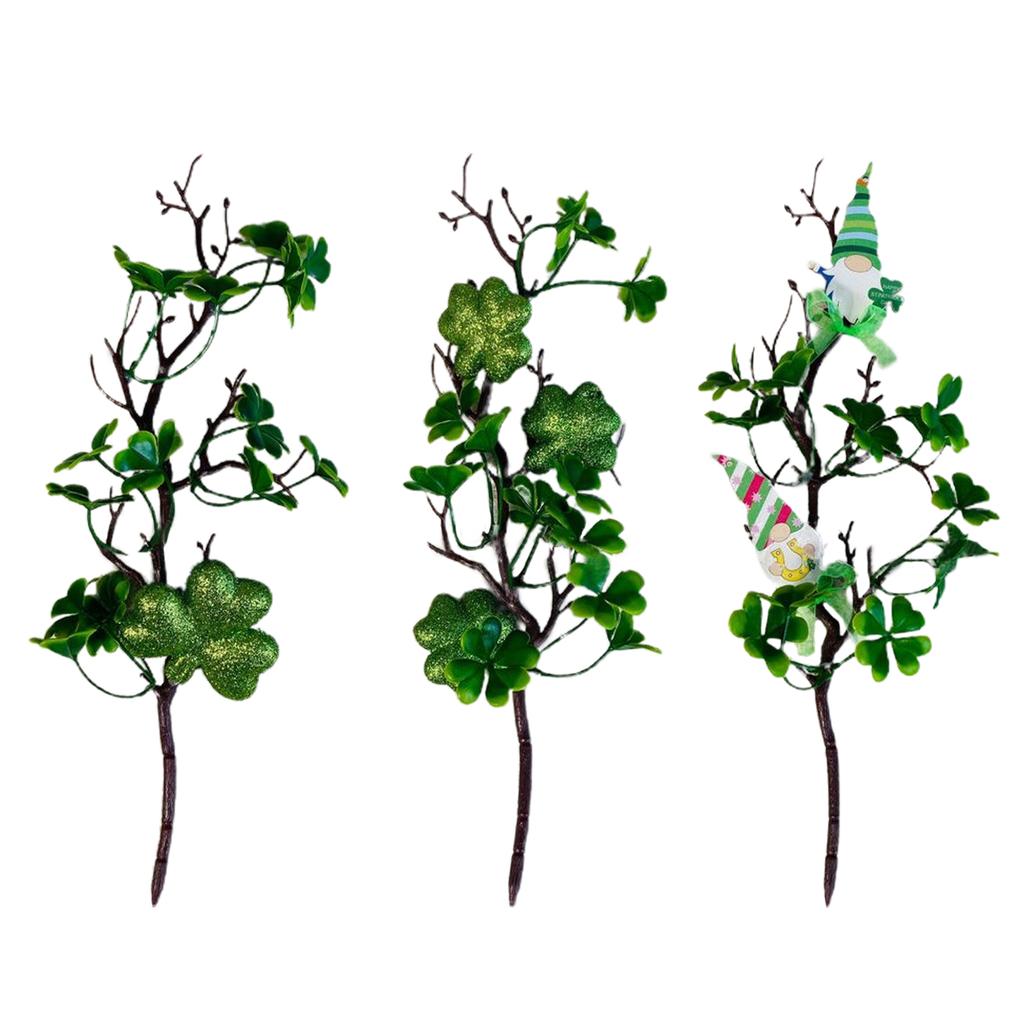 Kunstbloemenstruik Levendige Kleuren Duurzaam Plastic Levensgetrouw Veel Gebruikt Nep Klaver Stengel