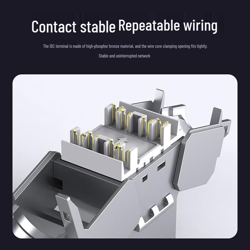 Shengwei Cat 8 Tool-Free RJ45 Network Module