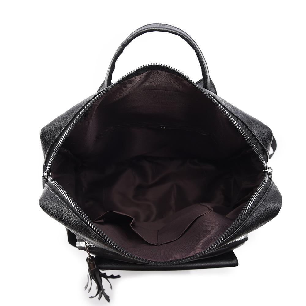 Spring Large-capacity Retro Casual Backpack Color-blocking Backpack