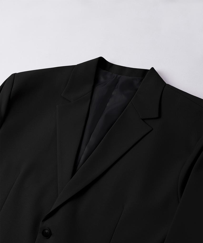 Topboy Essential Oversized Single Blazer Black