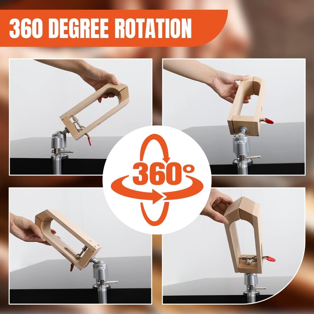 FASTTOBUY Leather Stitching Pony for DIY Hand Stitching Leather Clamping (Universal Rotating Pony)