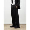 GXG Men's Black Straight-Leg Trousers