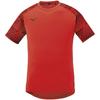 Mizuno Koszulka Field Mesh Piłkarska Rozmiar Chiński 2XL P2MA1041, Czerwona,