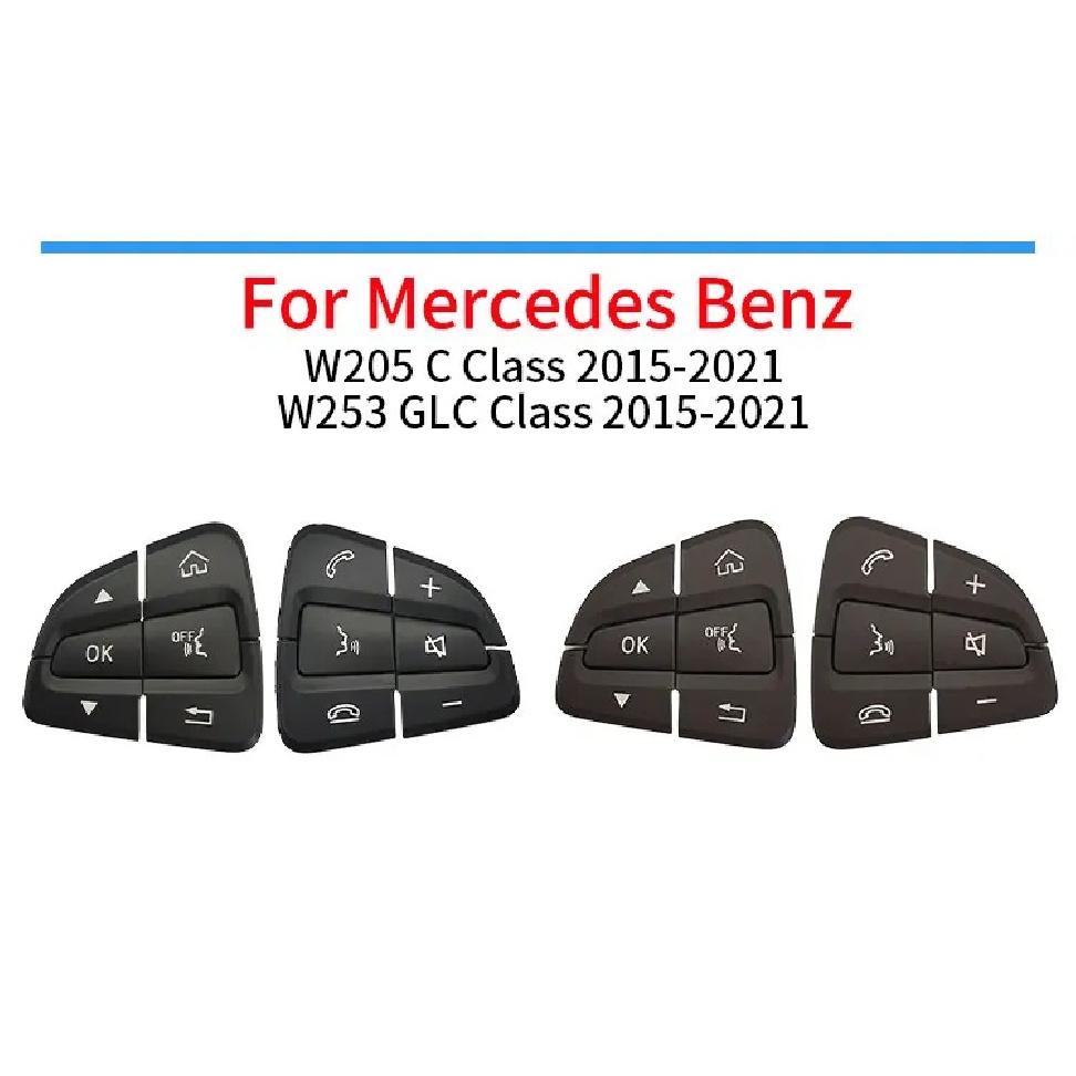 Für Mercedes W205 W253 Auto Lenkrad Multifunktions-Bedientasten Abdeckung Für Benz C GLC Klasse C180 C200 C220 GLC260 GLC300