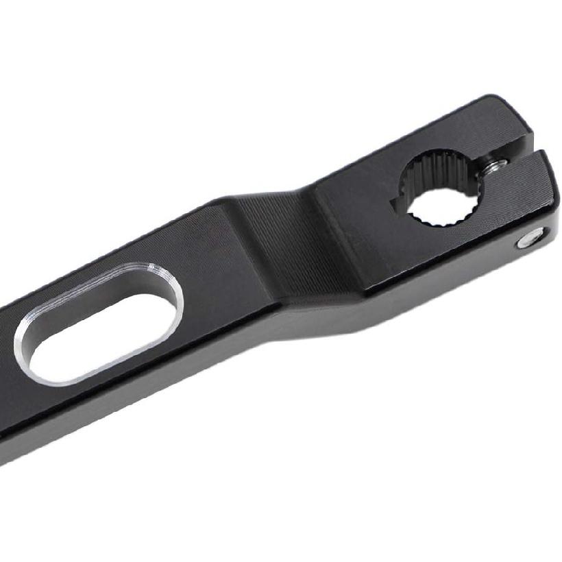 DreamSeek Heel Toe Gear Shift Lever + Shift Peg for Harley FL Softail/Touring, Road King, Street Glide/Tri Glide Trikes - Shifter Lever (Black)