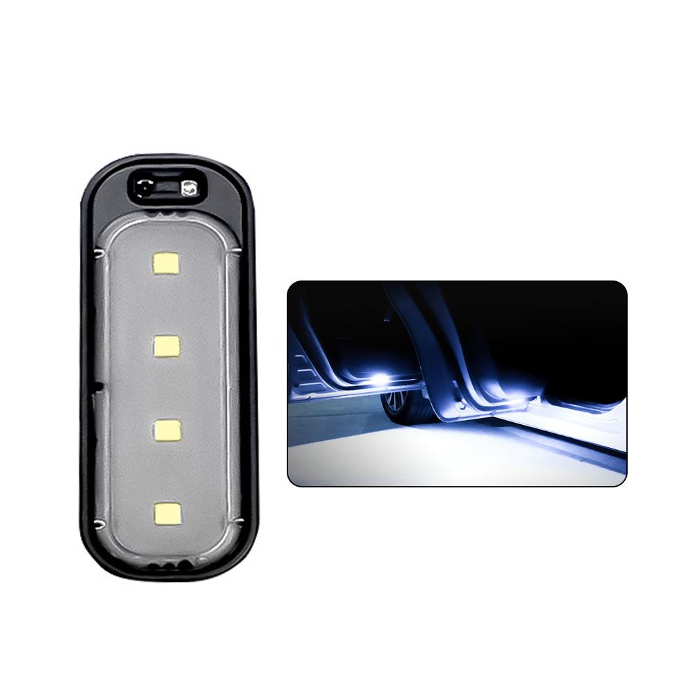 Universal Car Door Decoration Welcome Light Car LED Door Light USB Charging Wireless RGB Safety Anti-collision Signal Lamp