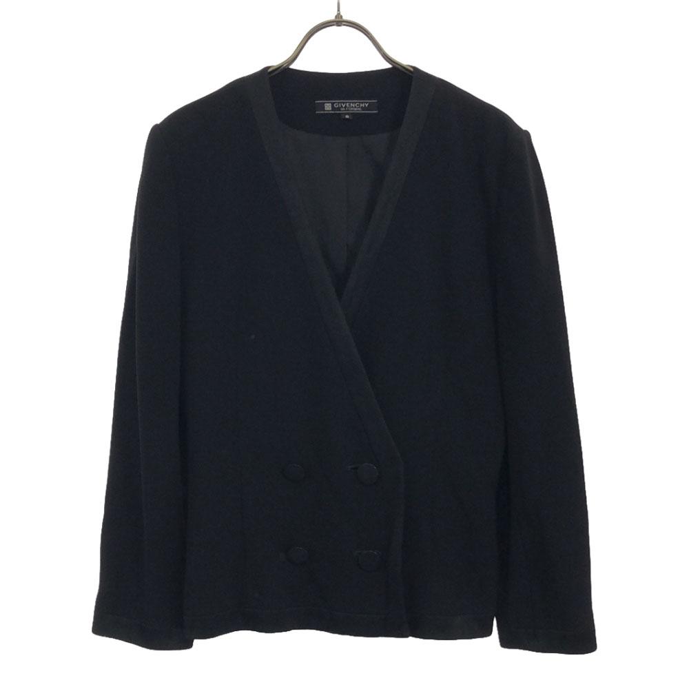 Givenchy 90s No Color Jacket 8 Black Formal Old Women Used