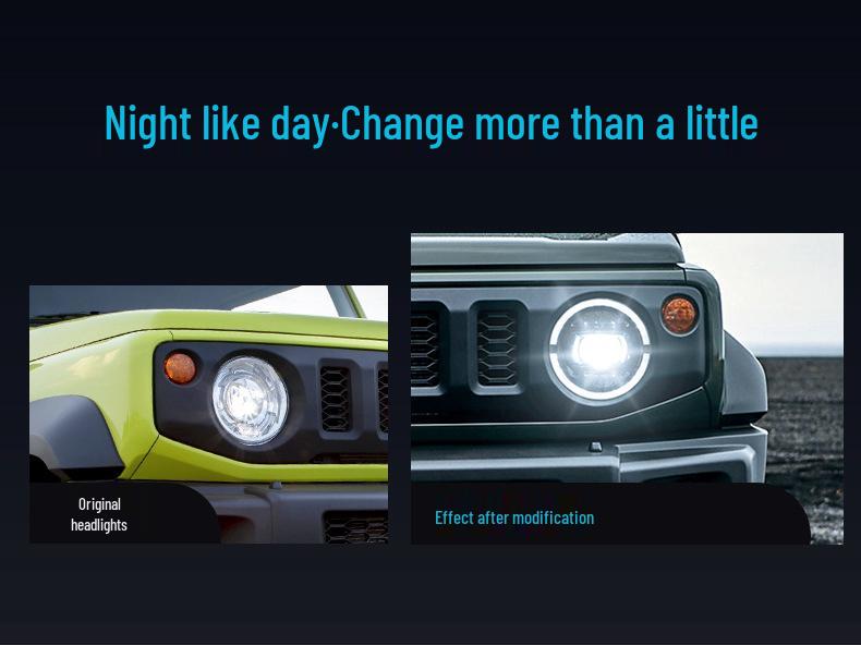 LED Headlight Assembly & Daytime Running Lights for Jimny 2018+ Modification