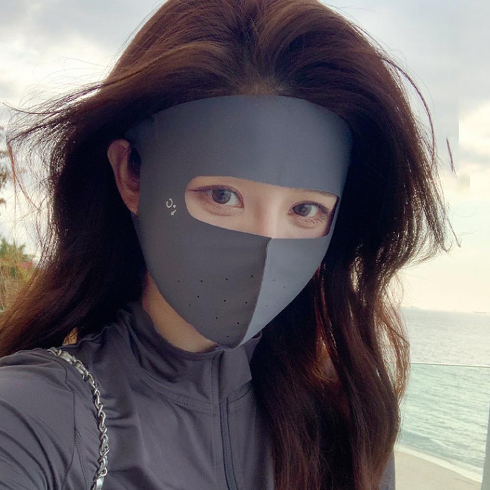 Women's Eye Protection Mask Sunscreen Breathable Summer Sports Sunshade Mask Uv Protection Seamless Ice Silk Outdoor Eye Wear