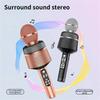 Professional Wireless Bluetooth Karaoke Microphone Colorful Lighting Singing Recorder Music Player For Ktv Birthday Party