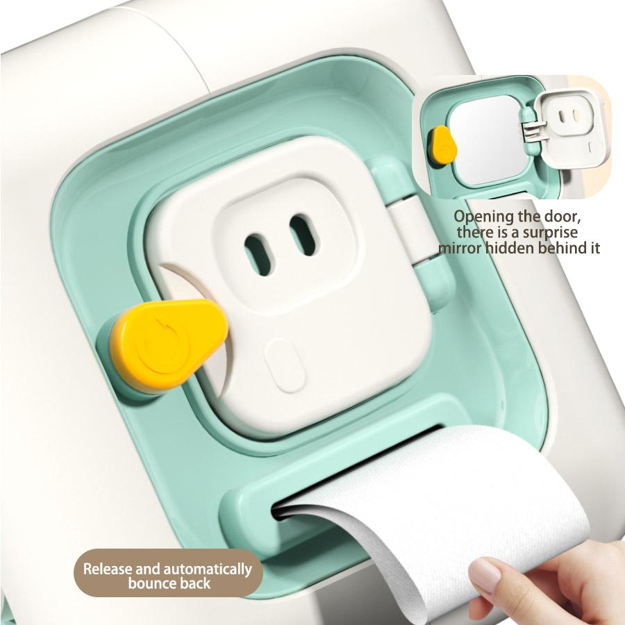 Non-Toxic Baby Practice Skills Drawer Cube 6 In 1 Montessori Educational Toys Sensory Busy Board Fidget Educational Toys For Children Gift