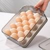Food-Grade Refrigerator Storage Box Stackable Transparent Food Storage Containers Timing Fresh with Lid Kitchen Organizer