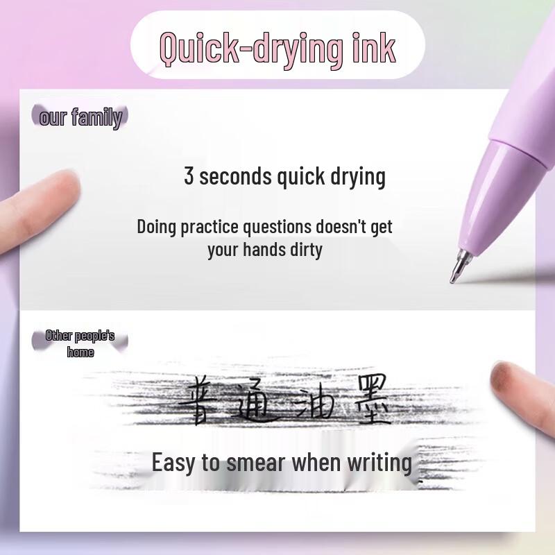 Jufu Quick-Dry 0.5mm Black Gel Pens