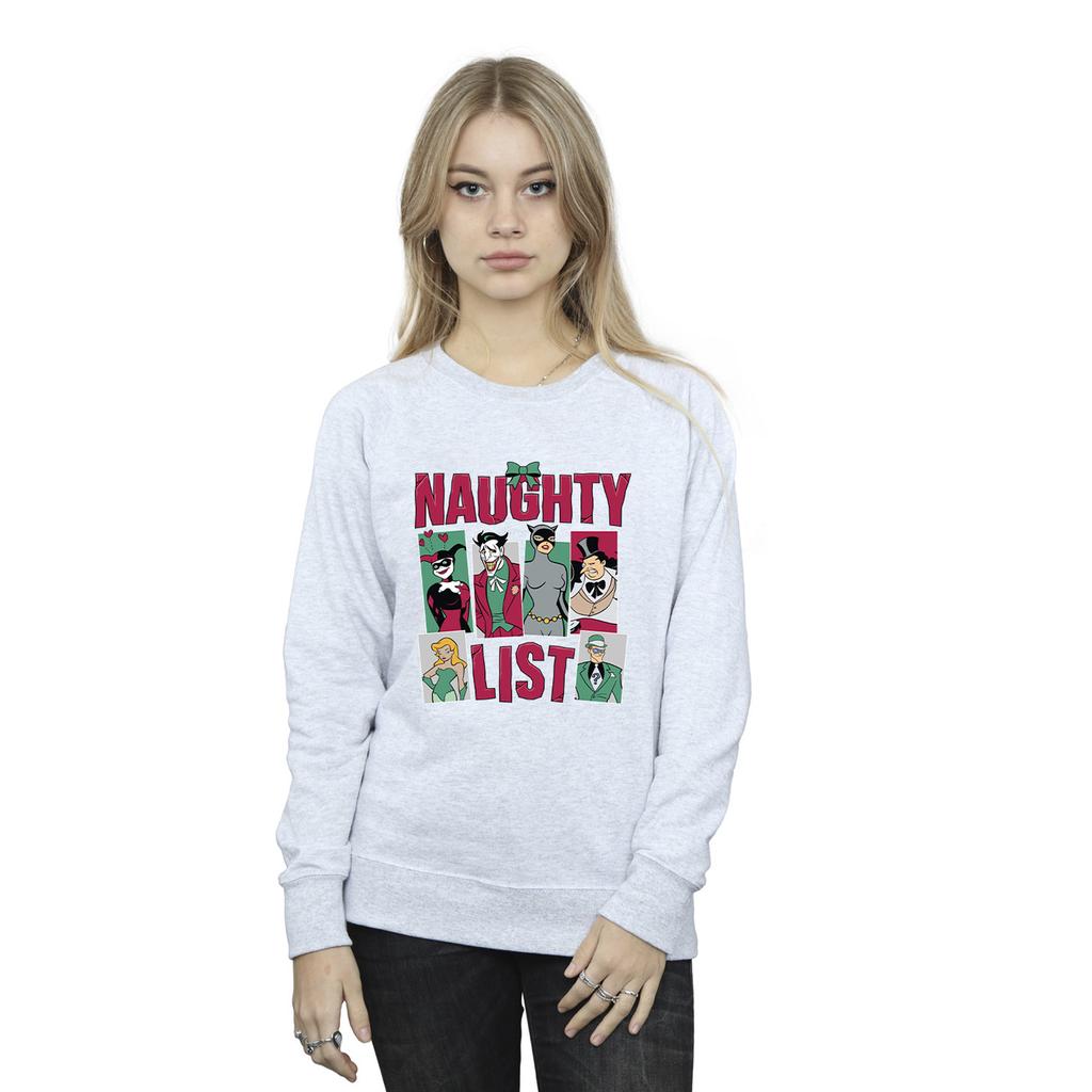 Batman Womens/Ladies Naughty List Sweatshirt