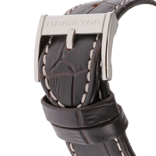 Hamilton Jazzmaster Automatic Chronograph Watch, Black Dial, Stainless Steel, Sapphire Crystal, Automatic, 42mm, Swiss Brand, Men's, H32616533