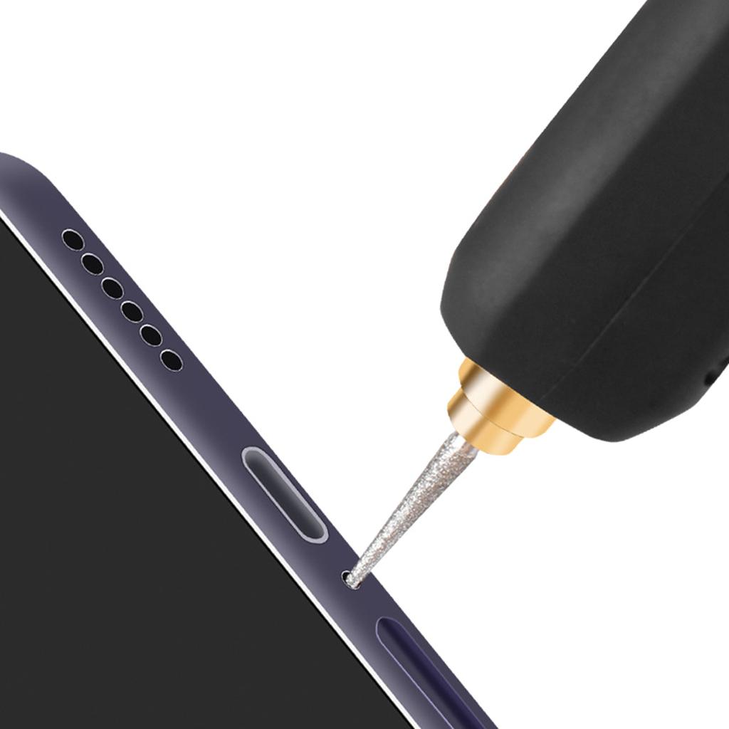 Mini-Bohrmaschine, elektrischer Schnitzstift, 5 Geschwindigkeiten, Bohrer, Rotationswerkzeug-Set, Gravierstift zum Basteln, Schleifen, Polieren