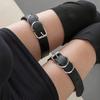 2Pcs Thigh Strap Ring, Gothic Adjustable Leg Ring Thigh Harness, Punk Leg Garter Belt, Rave Outfit Thigh Harness.