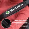 AAAJF1 1/2PCS Car Seat Belt Safety Belt Shoulder Cover Auto Accessories For Skoda Octavia Superb RAPID FABIA KAMIQ KAROQ KODIAQ YETI