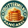 Vintage Aluminum Pancakes Sign Round Metal Tin Plate Retro Wall Art Decoration