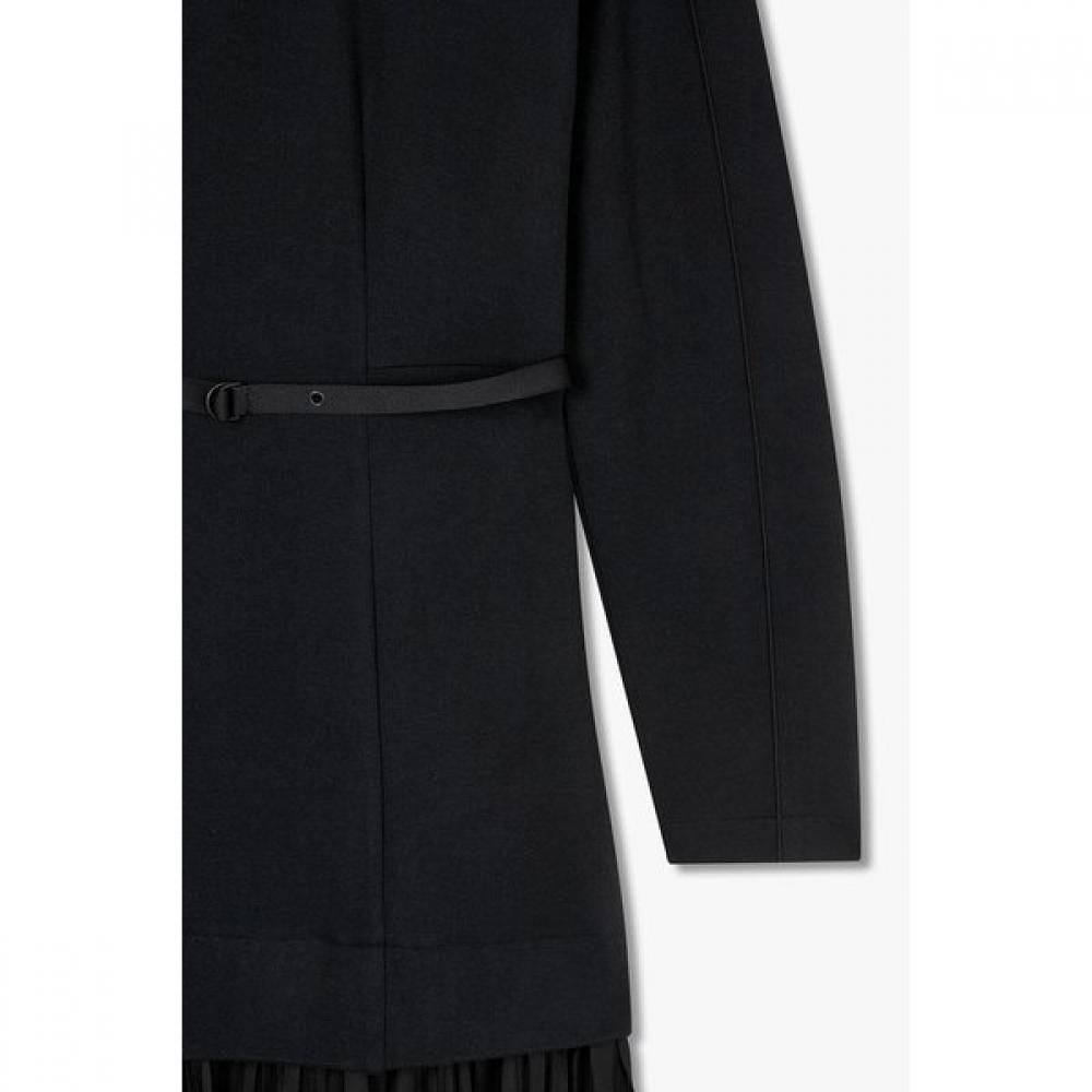 Studio Tomboy Layering Detail Belted Dress  9106141104ar 