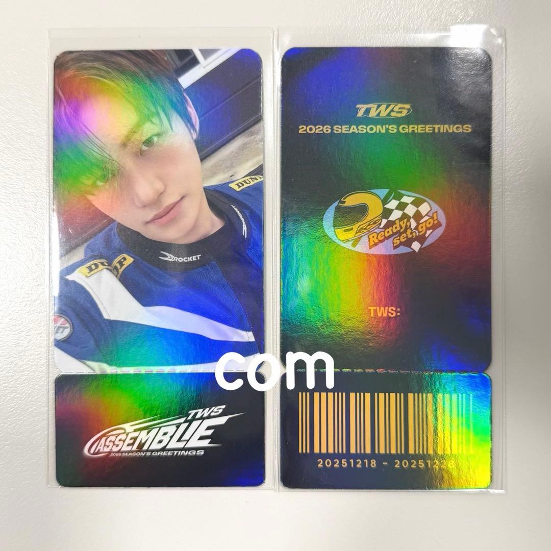 [Б/У] Фотобилет Jihoon TWS Торговая карта 1 Pop-up Seagreen Hybe