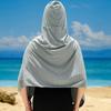 Solid Color Sunscreen Shawl Towel Cycling Cap Breathable Outdoor Sun Hat  Outdoor
