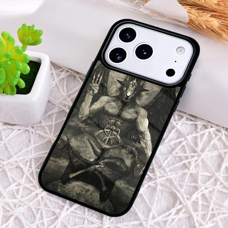 Devil Satan Phone Case for iPhone 17 Air 16 15 11 12 14 13 Pro Max Shockproof Cover