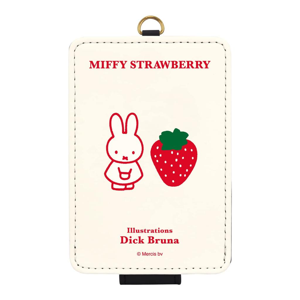 Gourmandise MIFFY STRAWBERRY IC Card Case MIFFY STRAWBERRY MF-376A