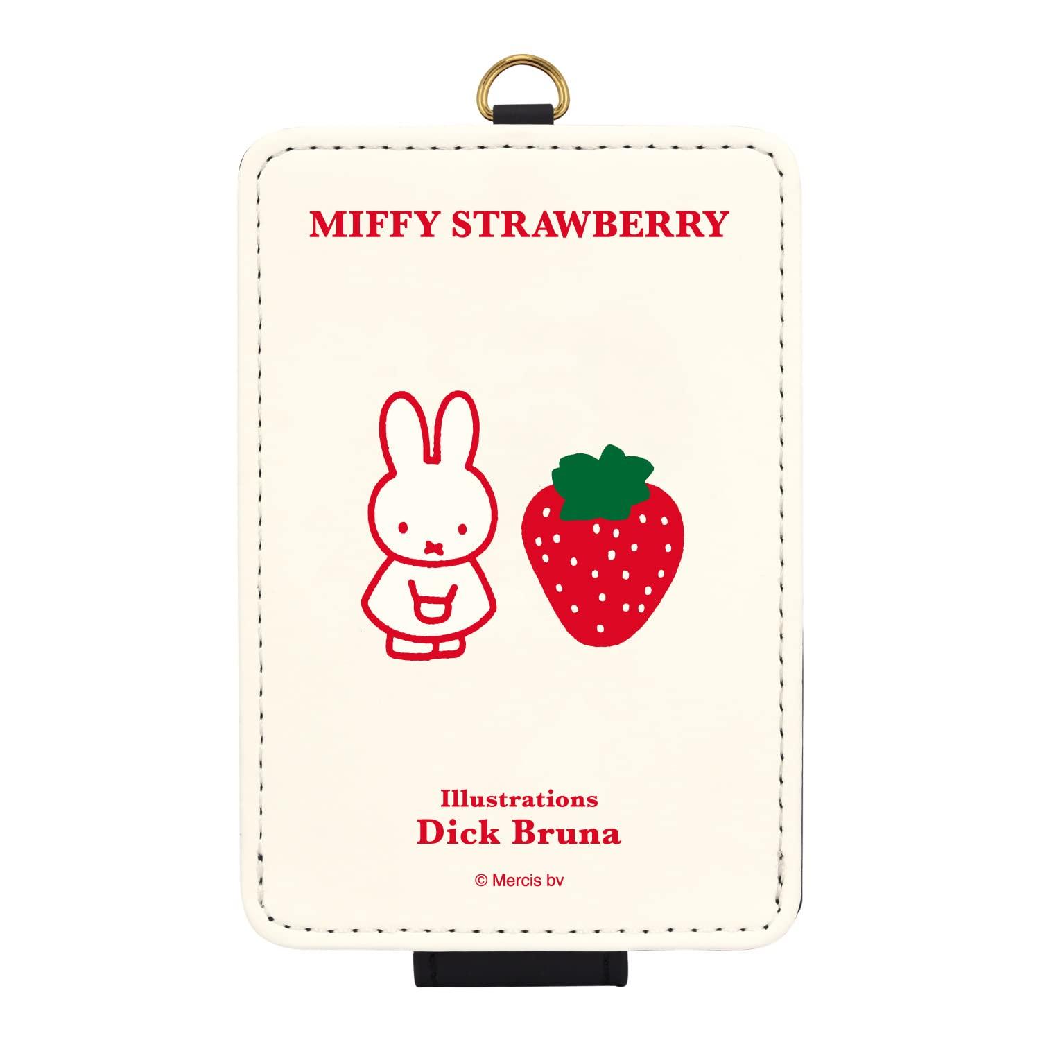 Gourmandise MIFFY STRAWBERRY Чехол для IC-карты MIFFY STRAWBERRY MF-376A