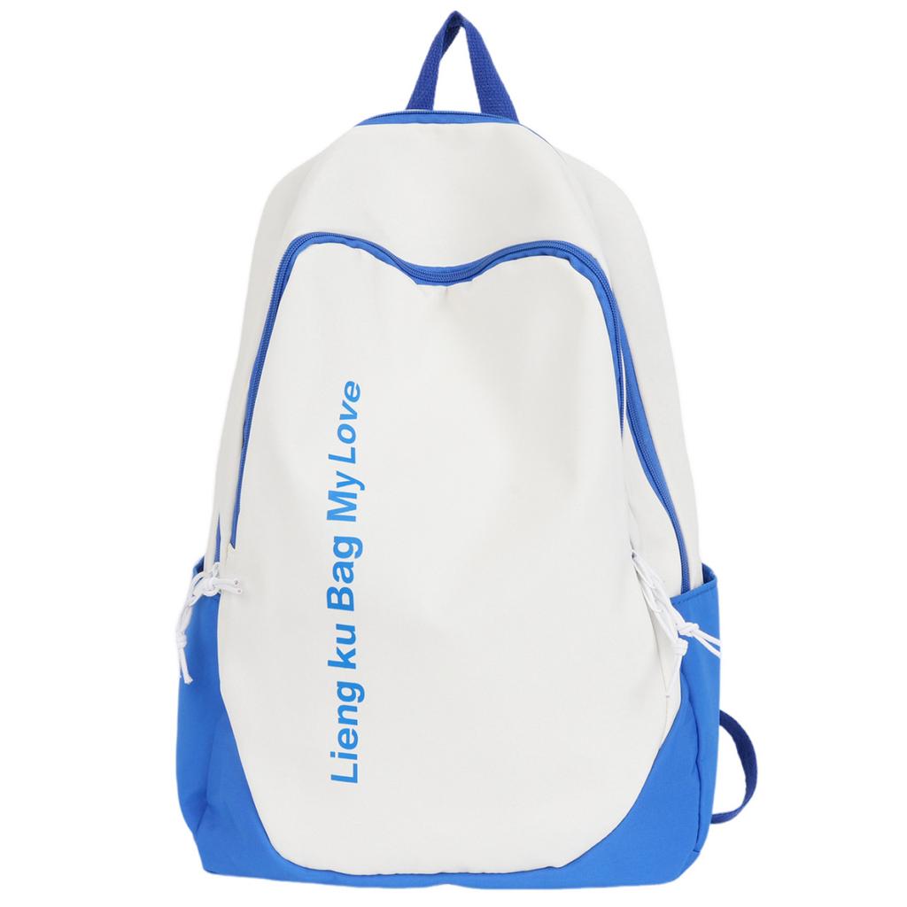 Schoolbag Korean version ins casual backpack large capacity college style, fashion backpack personalized female junior high school college student