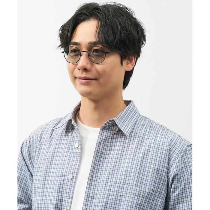 [Zoff] SUNCUT Glasses/UV100% Cut Boston Type Sunglasses (Black (Matte) ZL262G01_14F2) Small Size