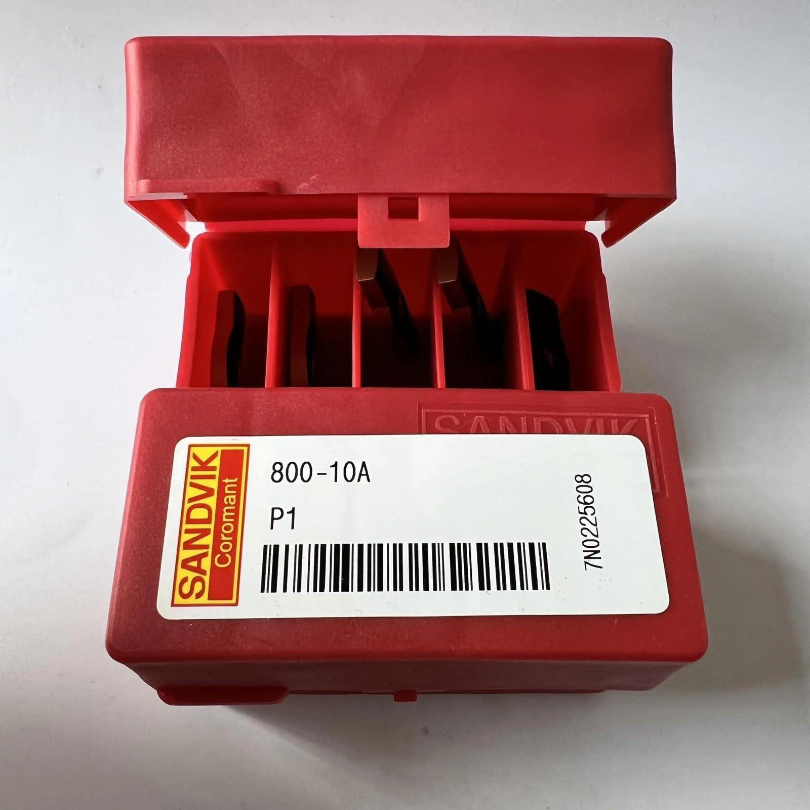 

Original Sandvik / 800-10A P1 / CNC lathe carbide blade 5 PCS