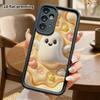 Phone Case: 2D Flat Design Suitable for Samsung Galaxy A34 A35 M05 M06 S20 S22 S21 FE Plus 5G Protective Case, Featuring a Cute Little Expanding Ghost