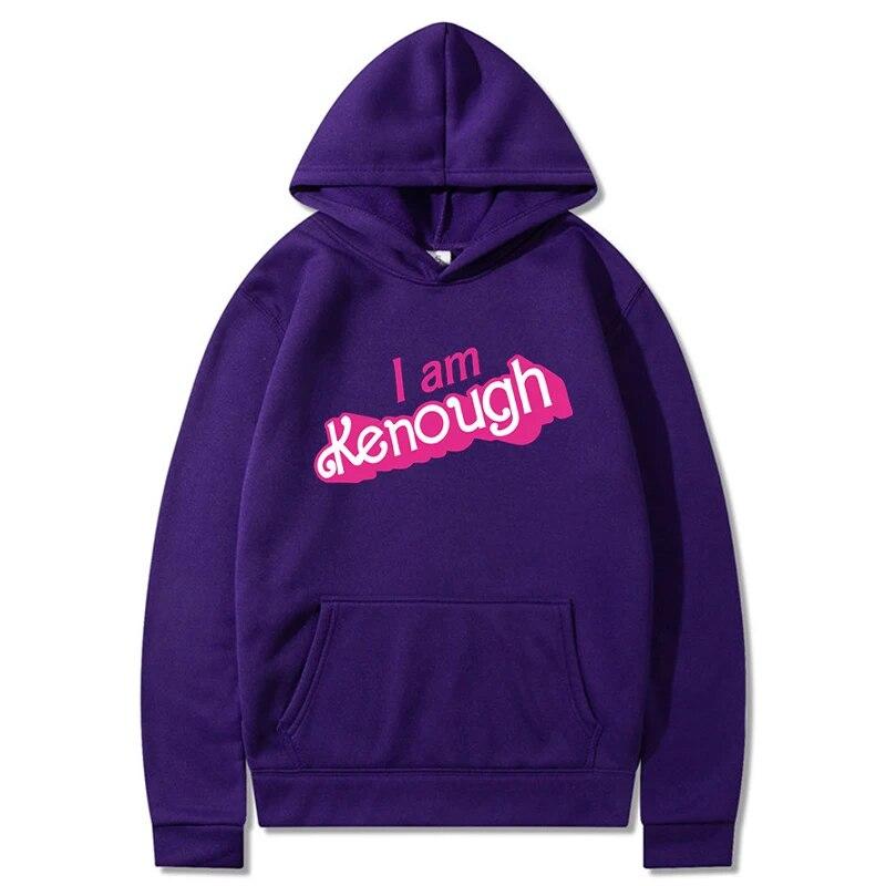 Women Barbiecore Movie Kenough Sweatshirts Men Fashion Graphic Printed Harajuku Streetwear Hooded Pullovers
