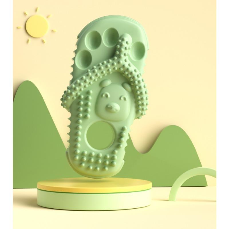 

New Pet Toys, Biting Slippers, Dog Chewing, Teething, Durable and Tooth-cleaning Toys, Cat Toys One Size зелёный