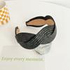 Women Headband Wide Brim Hair Band Fashion Fashion Solid Headdress Hairpin Color Straw