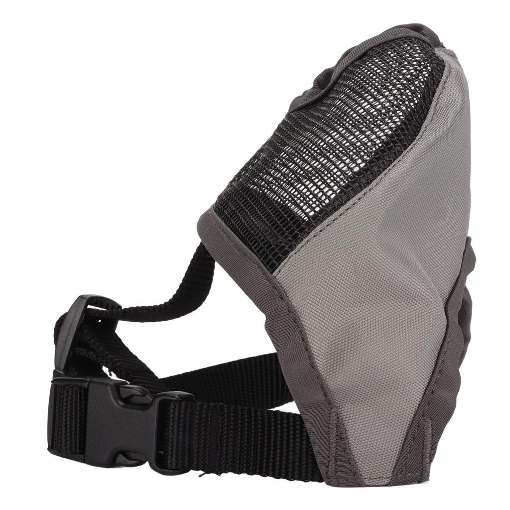 Adjustable Bulldog Mask Bite and Barking Dog Muzzle Eye Closed Training Dog Mesh Mask for Bulldogs