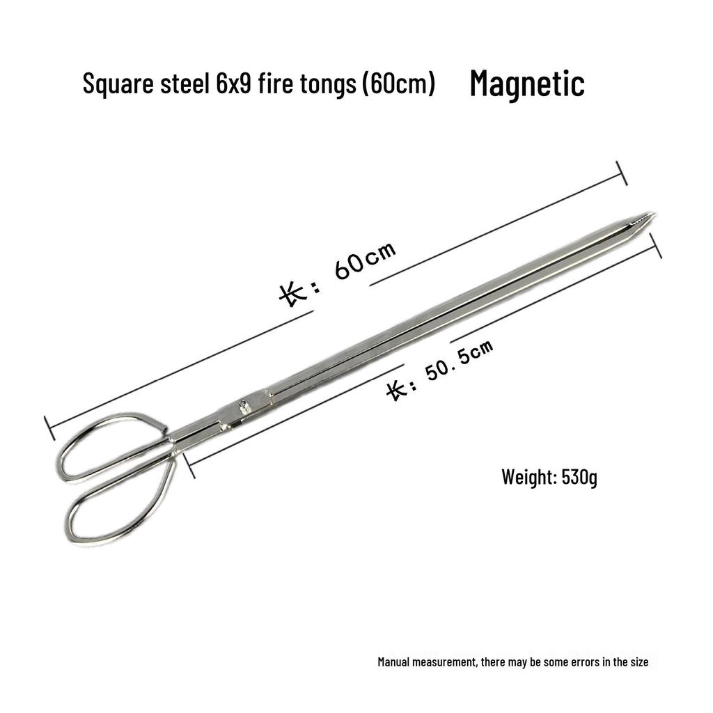 Verlängerte Holzkohlezange für Outdoor-BBQ und Haushaltsherd