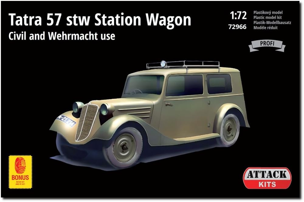 

Attack Hobby Kit Tatra 57 stw Military Van Type Plastic Model AHK72966 1/72 (Combat Vehicle)