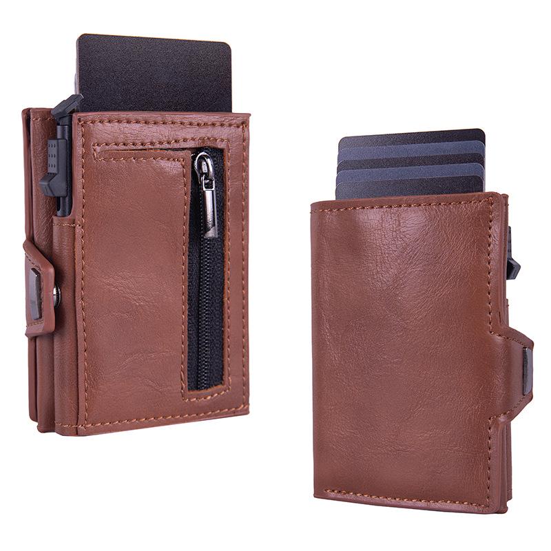 Large Capacity RFID-Blocking Aluminum Card Holder Wallet for Men