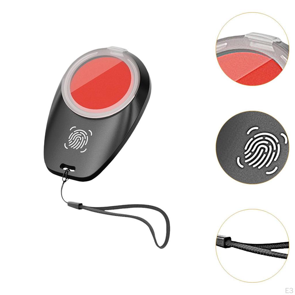 Fingerprint Ink Pad Inkpad Easy To Carry Quick Drying Stamp Thumbprint for Documents