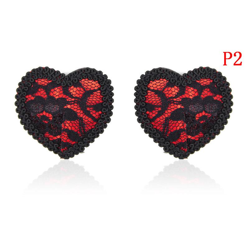 1 Pair Sexy Women Lingerie Sequin Tassel Heart Shaped Breast Bra Nipple Cover