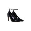 Fashion Show Style Black 10.5cm Irregular High Heels Shoes European American Pointed Fashion Sexy Professional Commuter Single Shoes 43