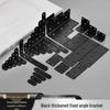 Stainless Steel 90° L-Shaped Heavy Duty Angle Bracket for Shelves